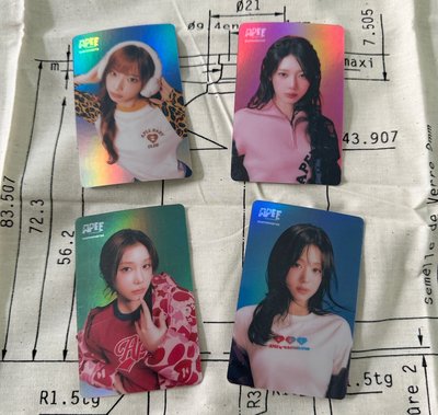 APEE 未撕膜印簽閃卡