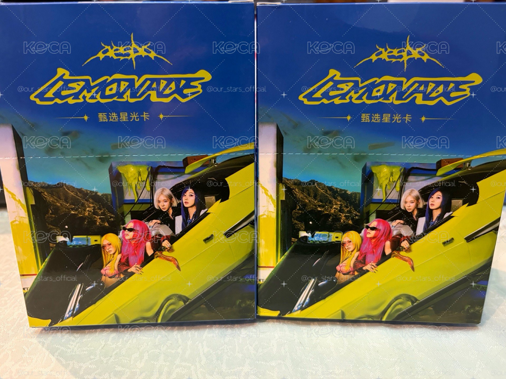 aespa 中國 官方 Lemonade 星光卡 小卡 實體卡