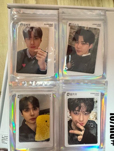 🤍EXO-全員Reverxe QQ音樂 星光卡套裝  一星⭐️二星⭐️三星⭐️四星⭐️光柵卡🤍