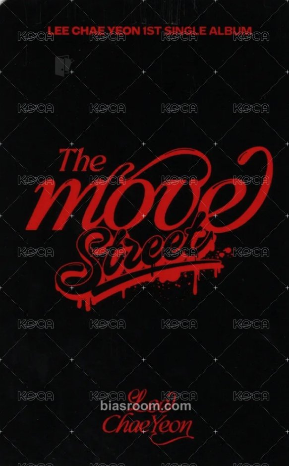 The Move : Street Album photocard  Back