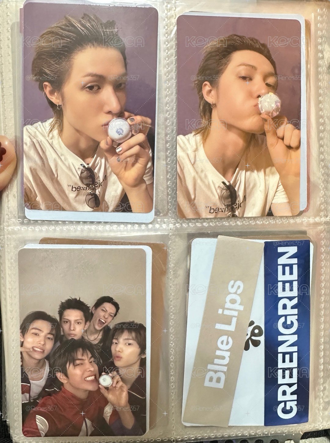 迷二唇膏小卡  一套