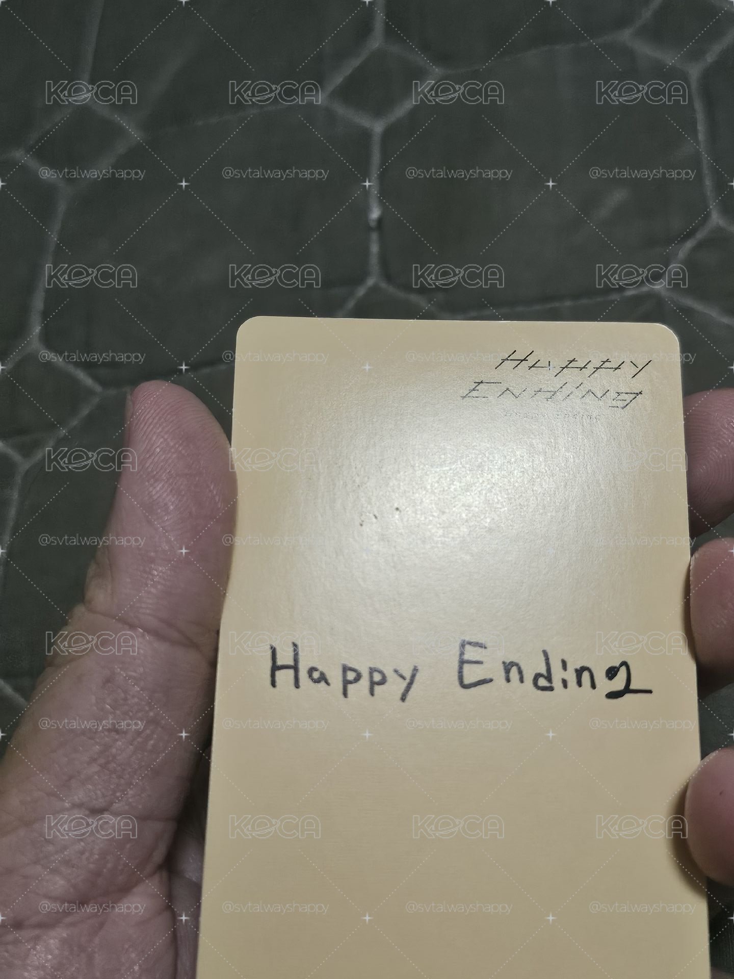日專 Happy ending 通常盤專卡 淨漢