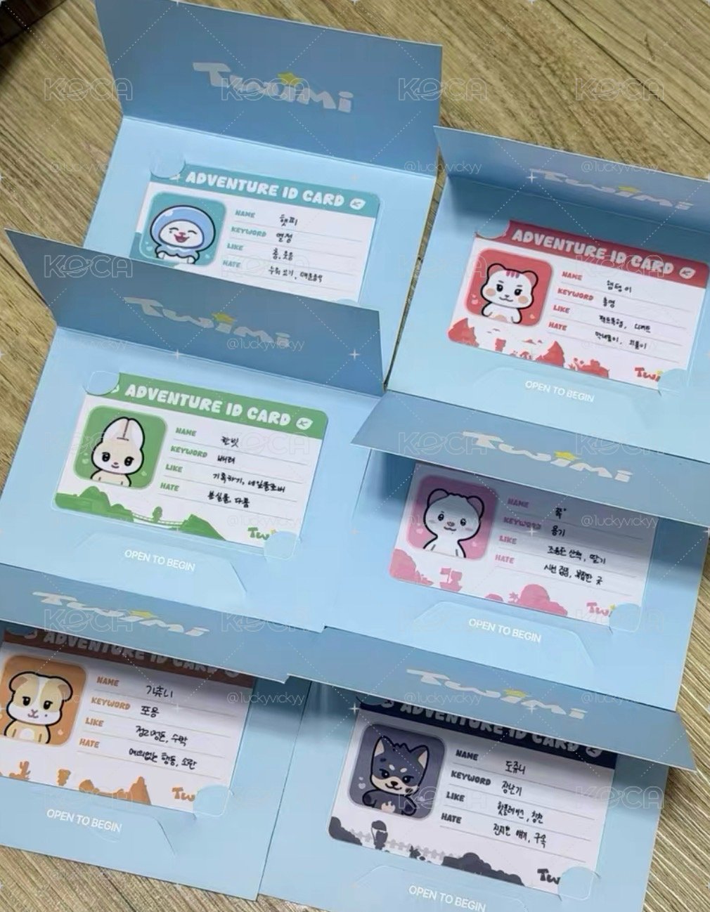 在韓現貨 twimi滿額卡一套