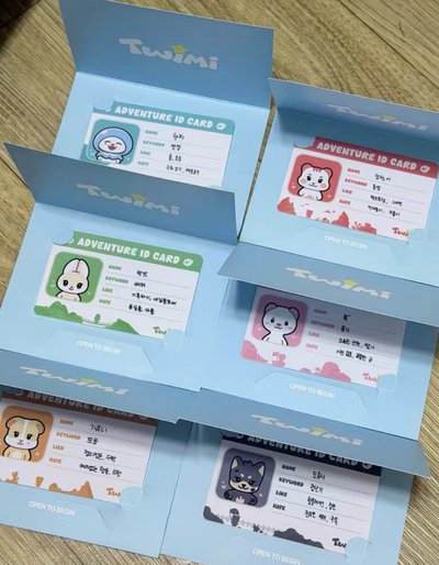 在韓現貨 twimi滿額卡一套