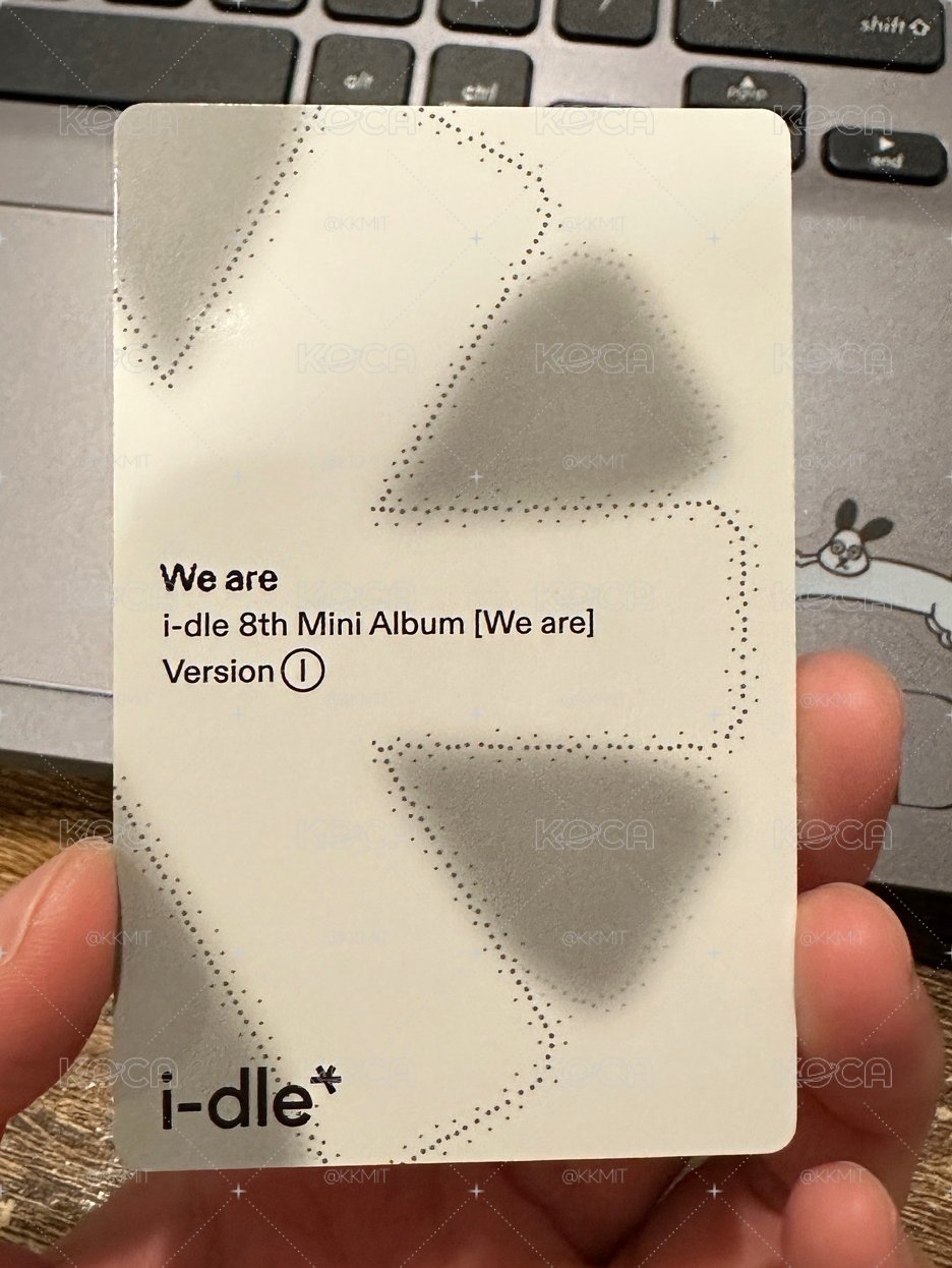 i-dle we are yuqi專卡