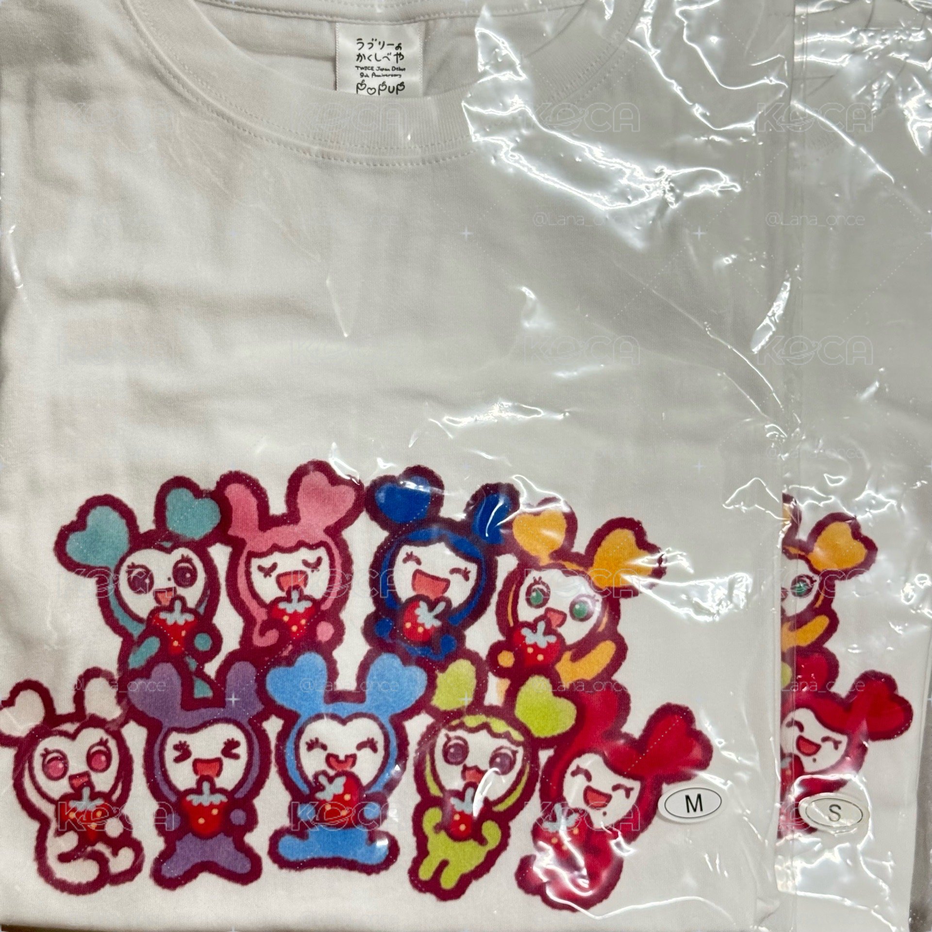 JP出道九週年 T恤  S/M/L/KIDS 4800¥/KIDS3800¥