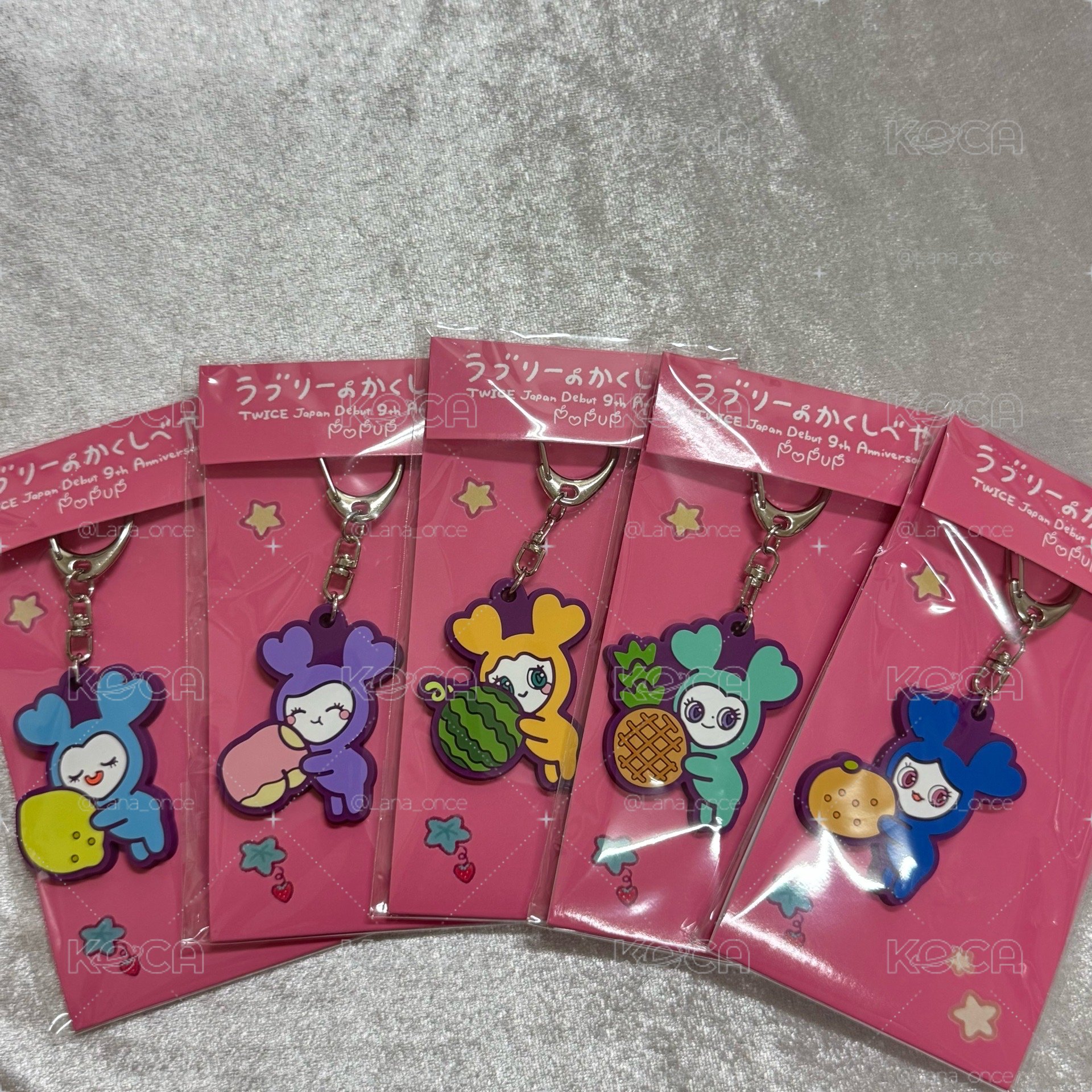 JP出道九週年 鑰匙圈吊飾 1200¥