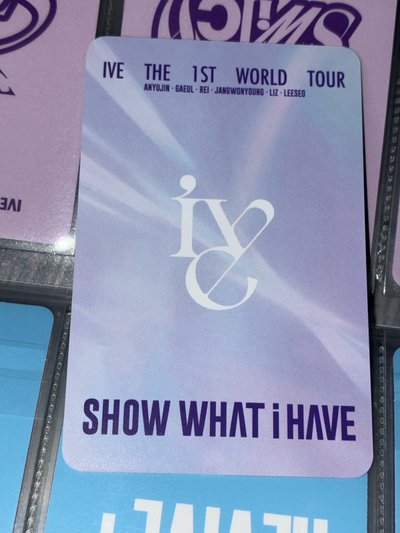 SHOW WHAT I HAVE k4 特典卡 員