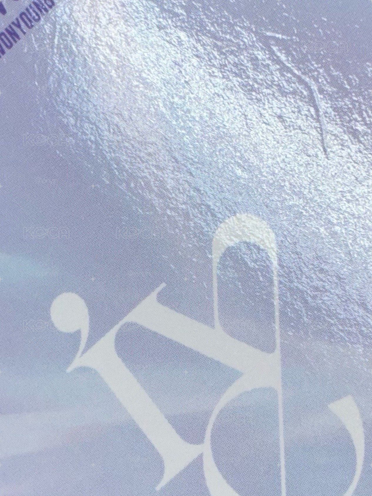 SHOW WHAT I HAVE k4 特典卡 員