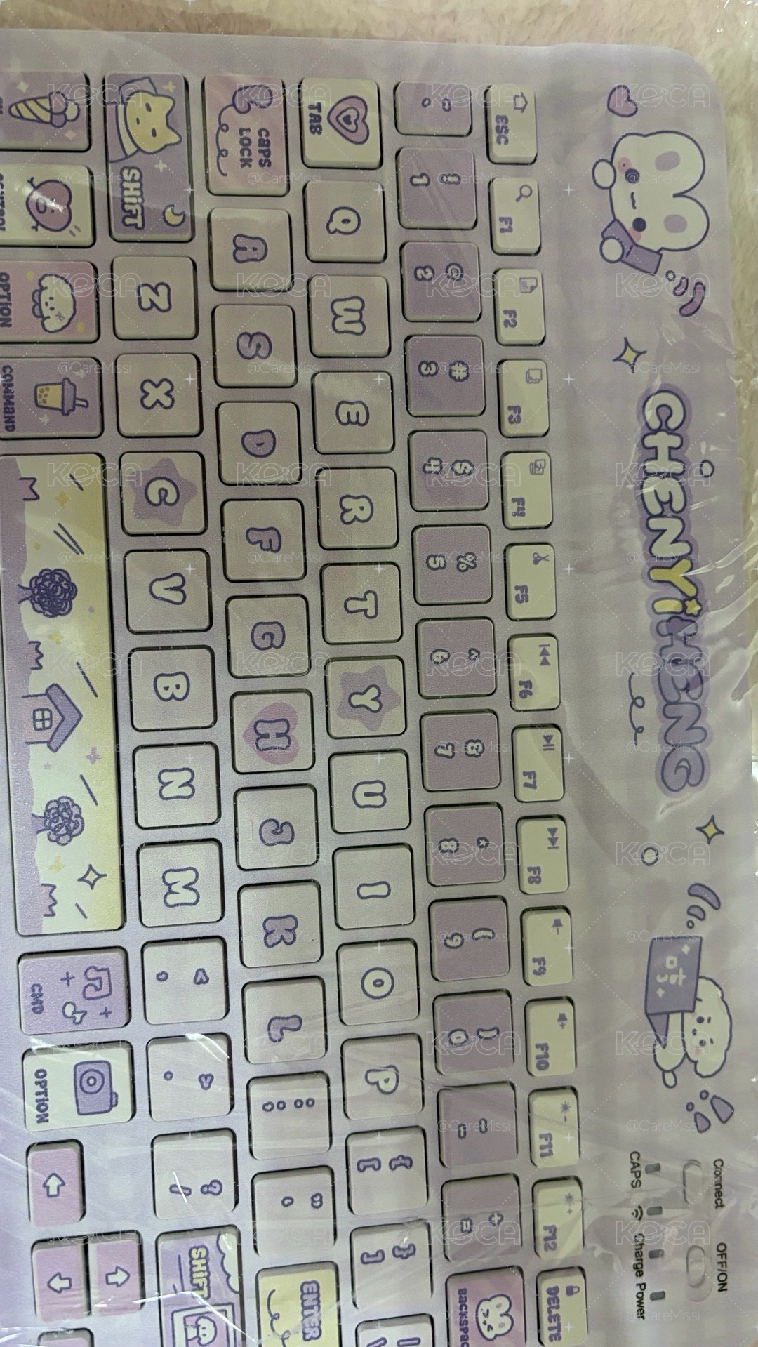 陳奕恒盤 數據組藍芽鍵盤粉撲香薰便條紙
