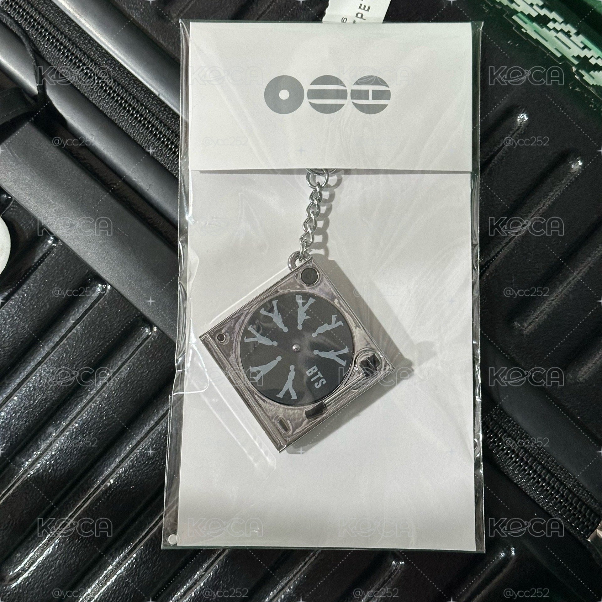 現貨 黑膠鑰匙圈吊飾