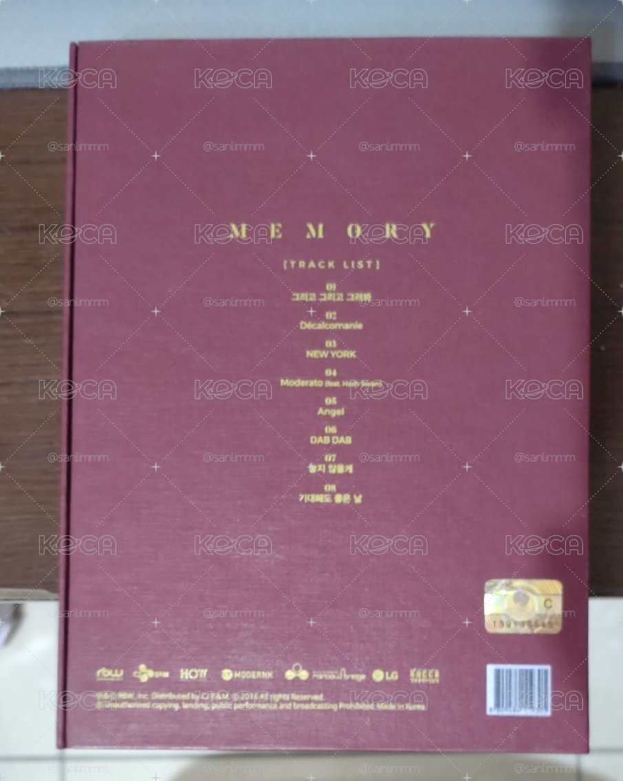 MAMAMOO memory 空專