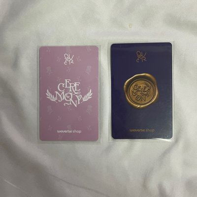 兩張一起 MAGENTA CEREMONY WEVERSE 預售特典