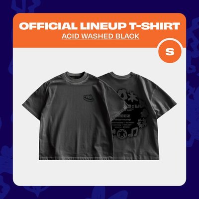 82WORLD : LA T恤 T-SHIRT (ACID WASHED BLACK)