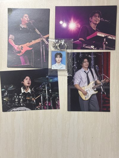 day6十週年台北場明信片 送young k鑰匙圈