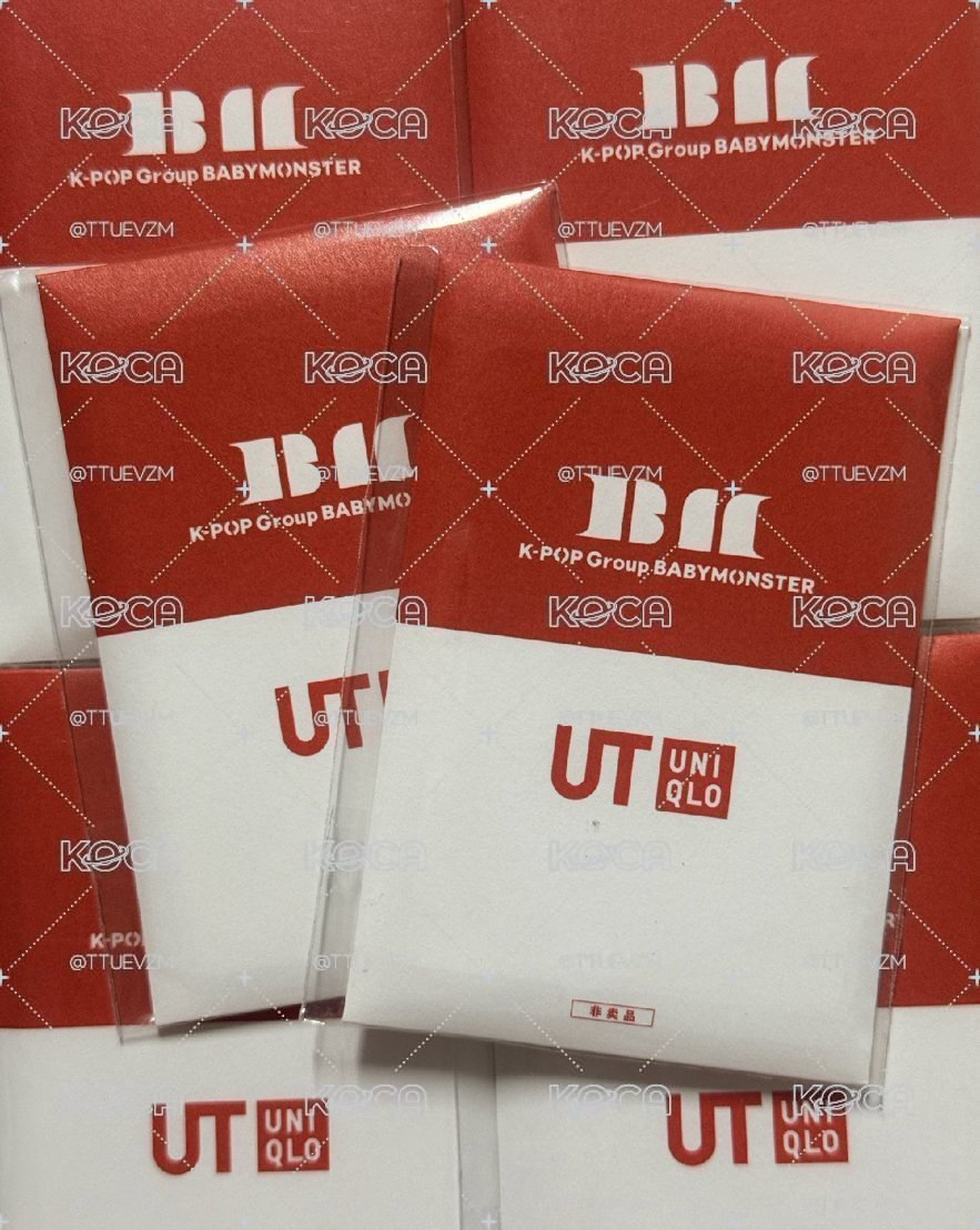 寶怪UNIQLO代言卡一套