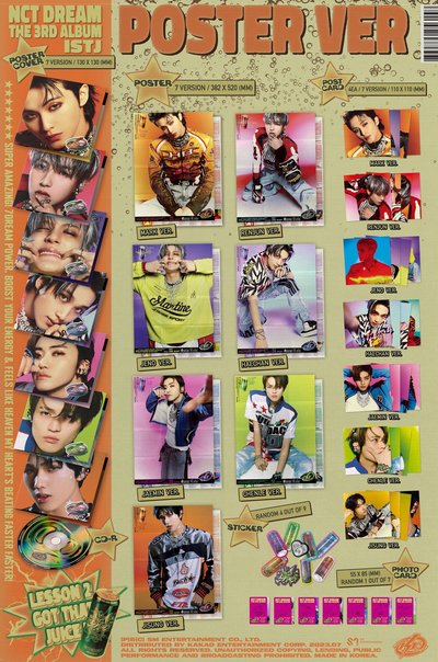 NCT DREAM ISTJ Poster Ver. 未拆專