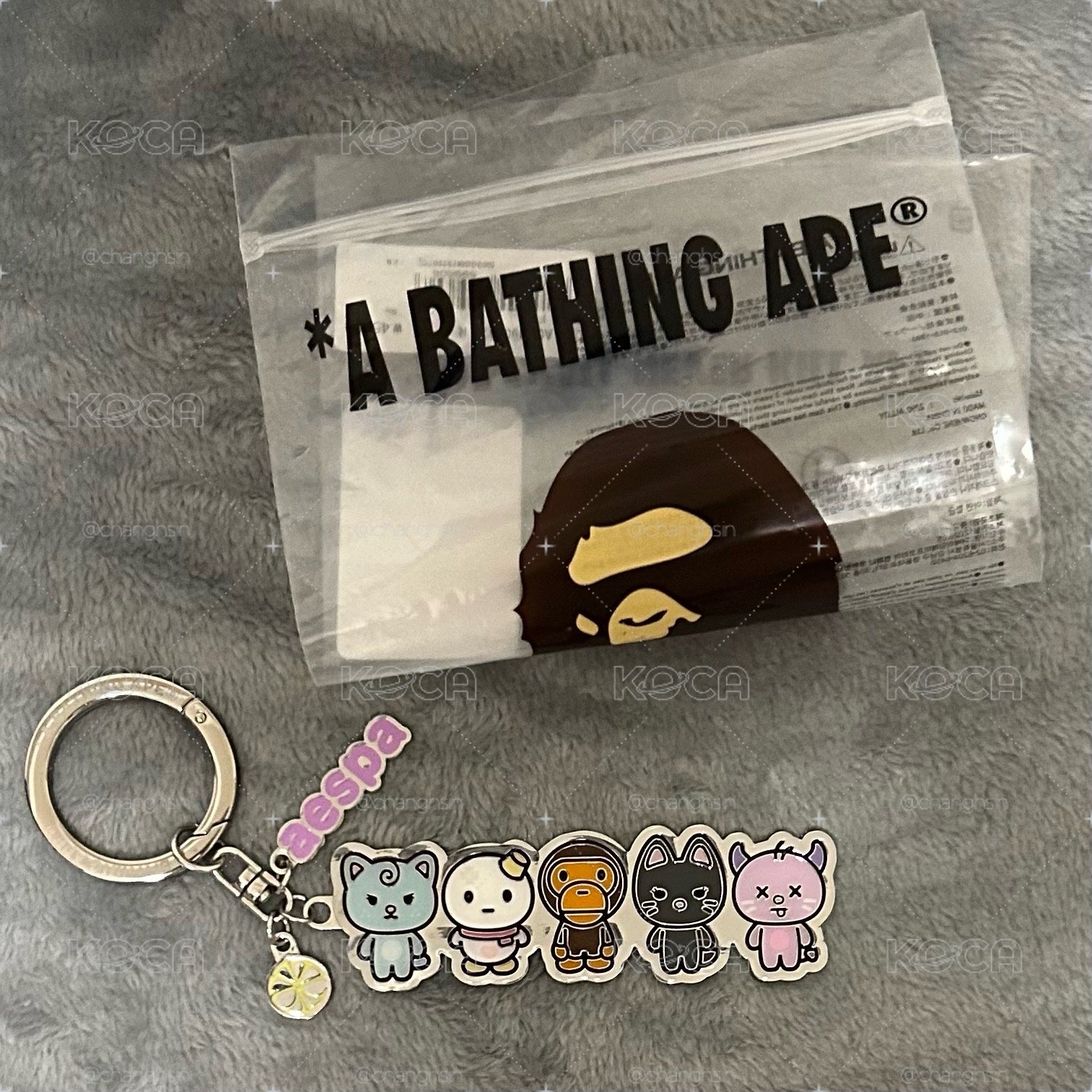 Bape聯名鑰匙圈