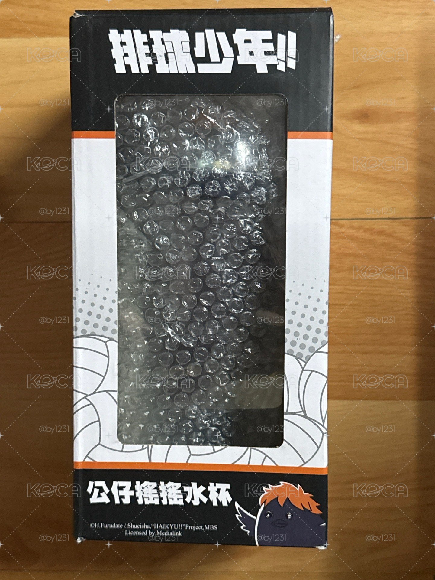 排球少年 烏野公仔搖搖水杯 水壺