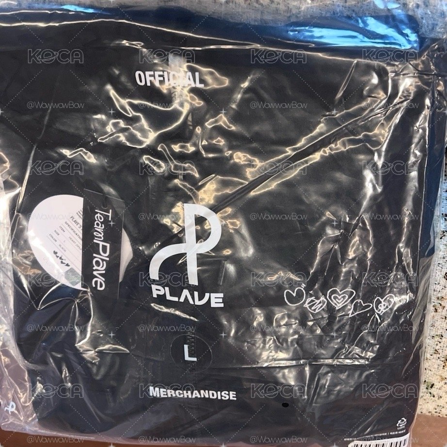 現貨速寄 TEAM PLAVE 外套 愛心款拉鍊連帽外套 黑 L碼
