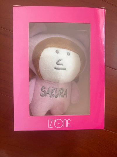 櫻花 IZ*ONE 時期 日本會員禮 中娃 醜娃
