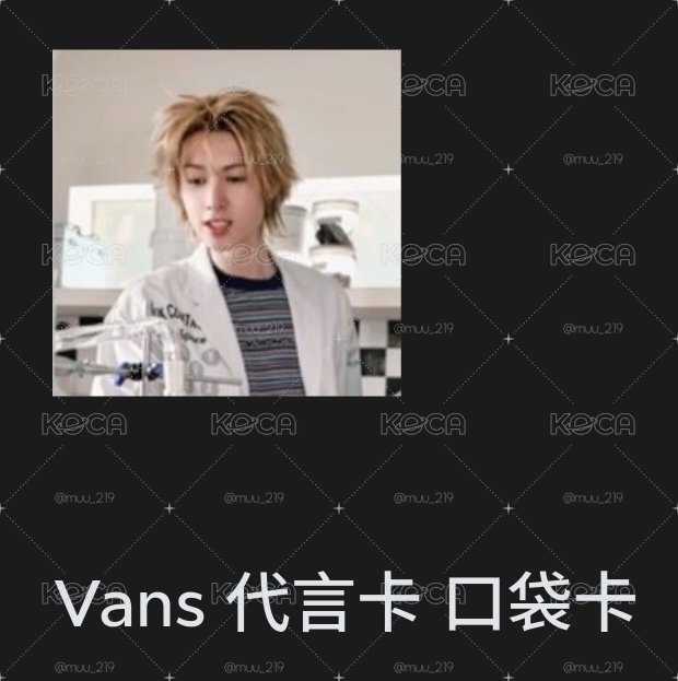 馬丁vans代言卡