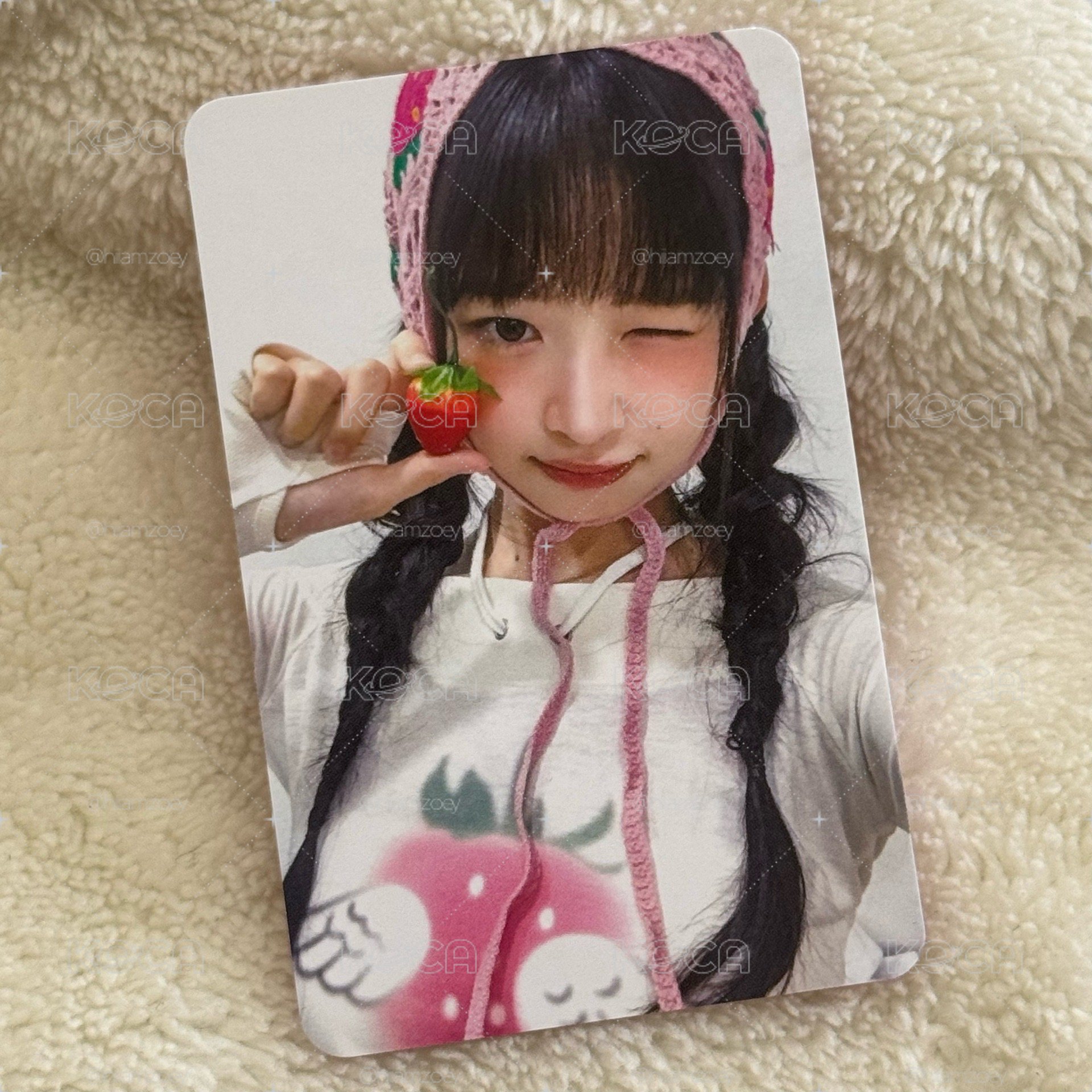 .ᐟ.ᐟ現貨.ᐟ.ᐟ♡IVE EMPATHY sw幸運卡 草莓怜