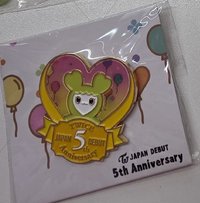 五週年光柵徽章