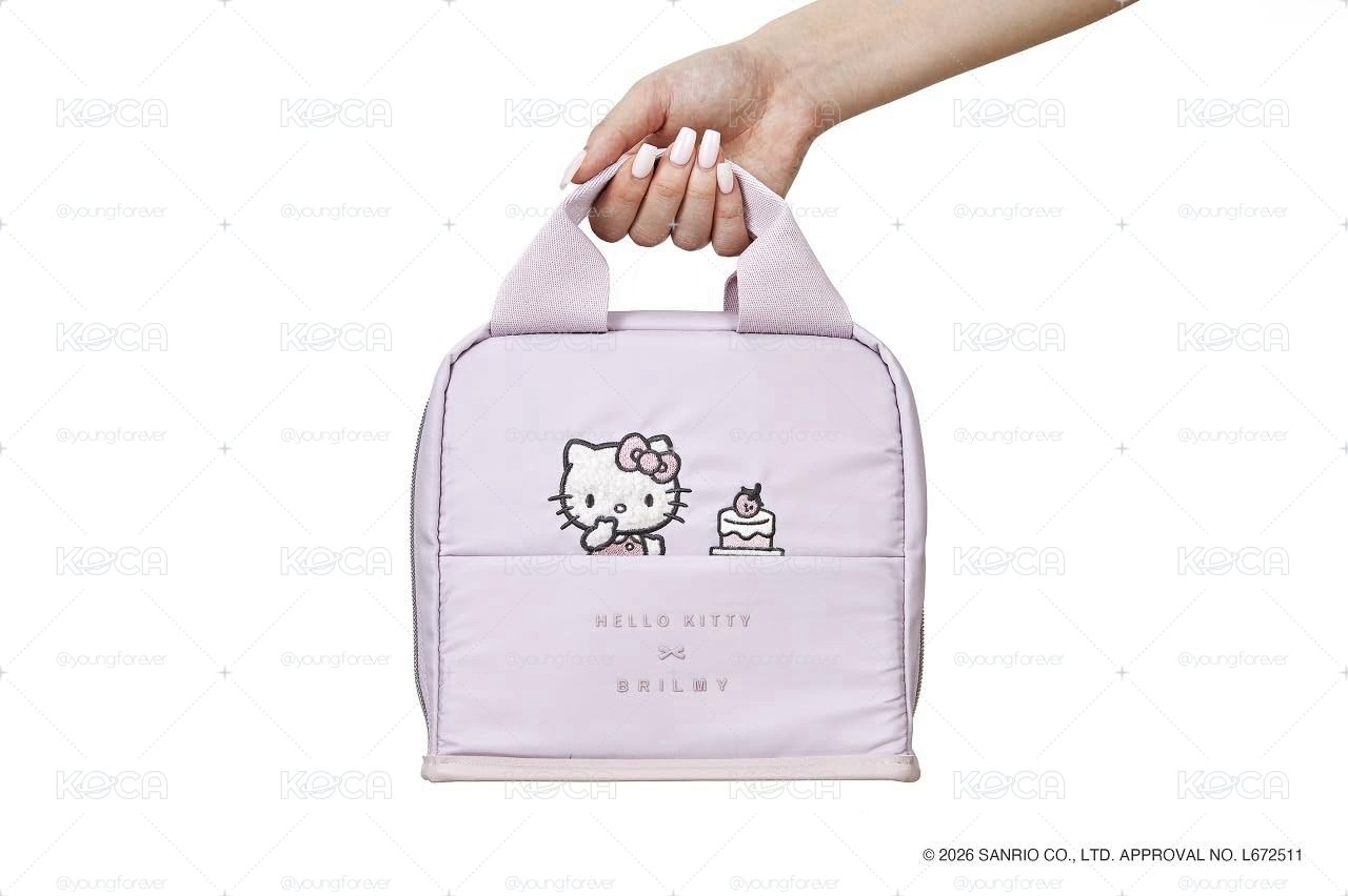 HELLO KITTYＸBRILMY可愛單品：直立式收納包（PALE PINK ver.）