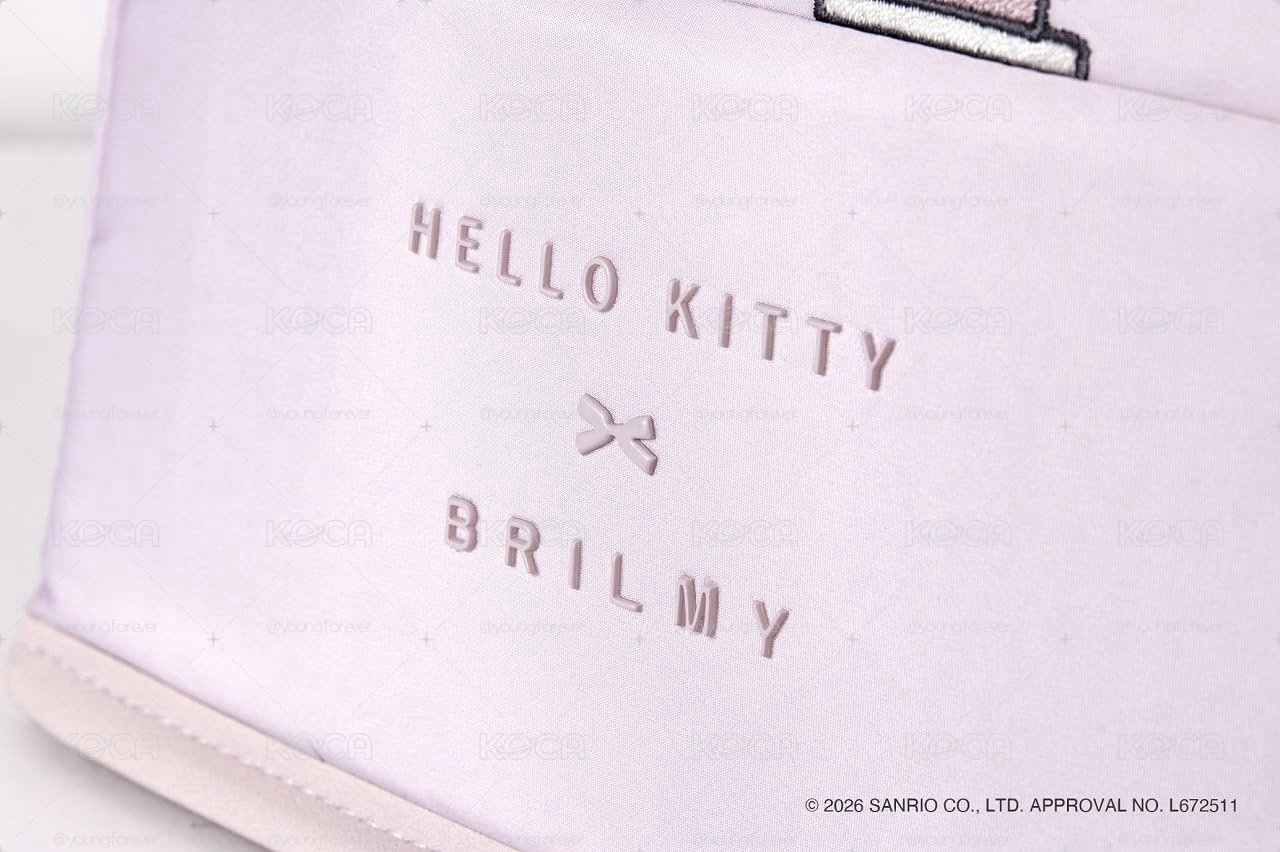 HELLO KITTYＸBRILMY可愛單品：直立式收納包（PALE PINK ver.）