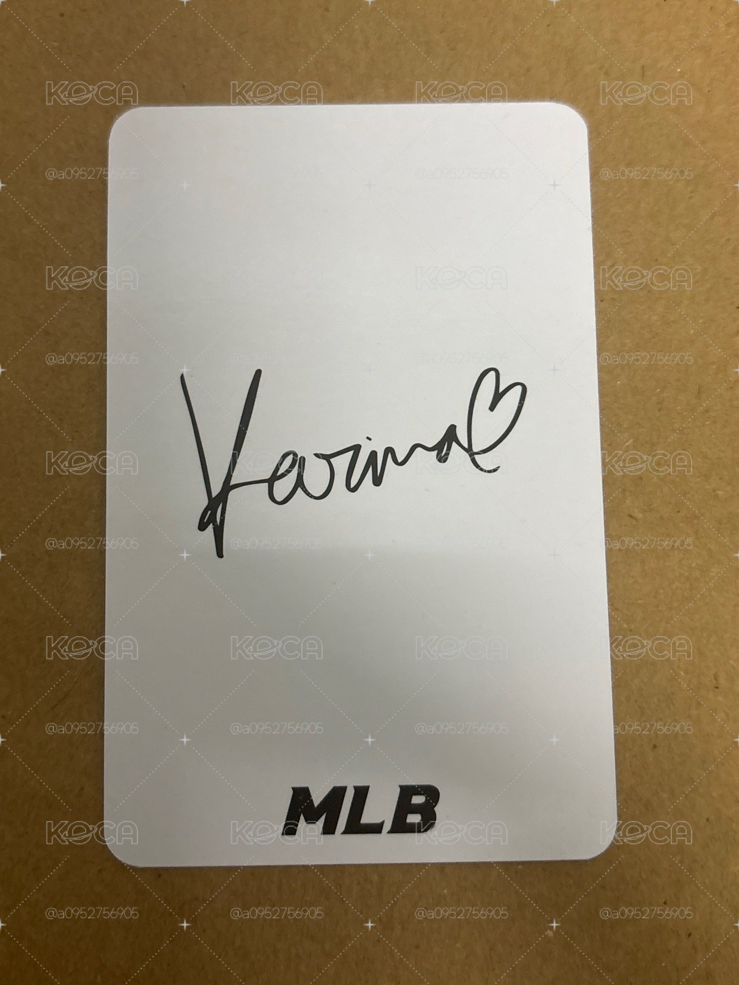 MLB  1.0 代言卡 