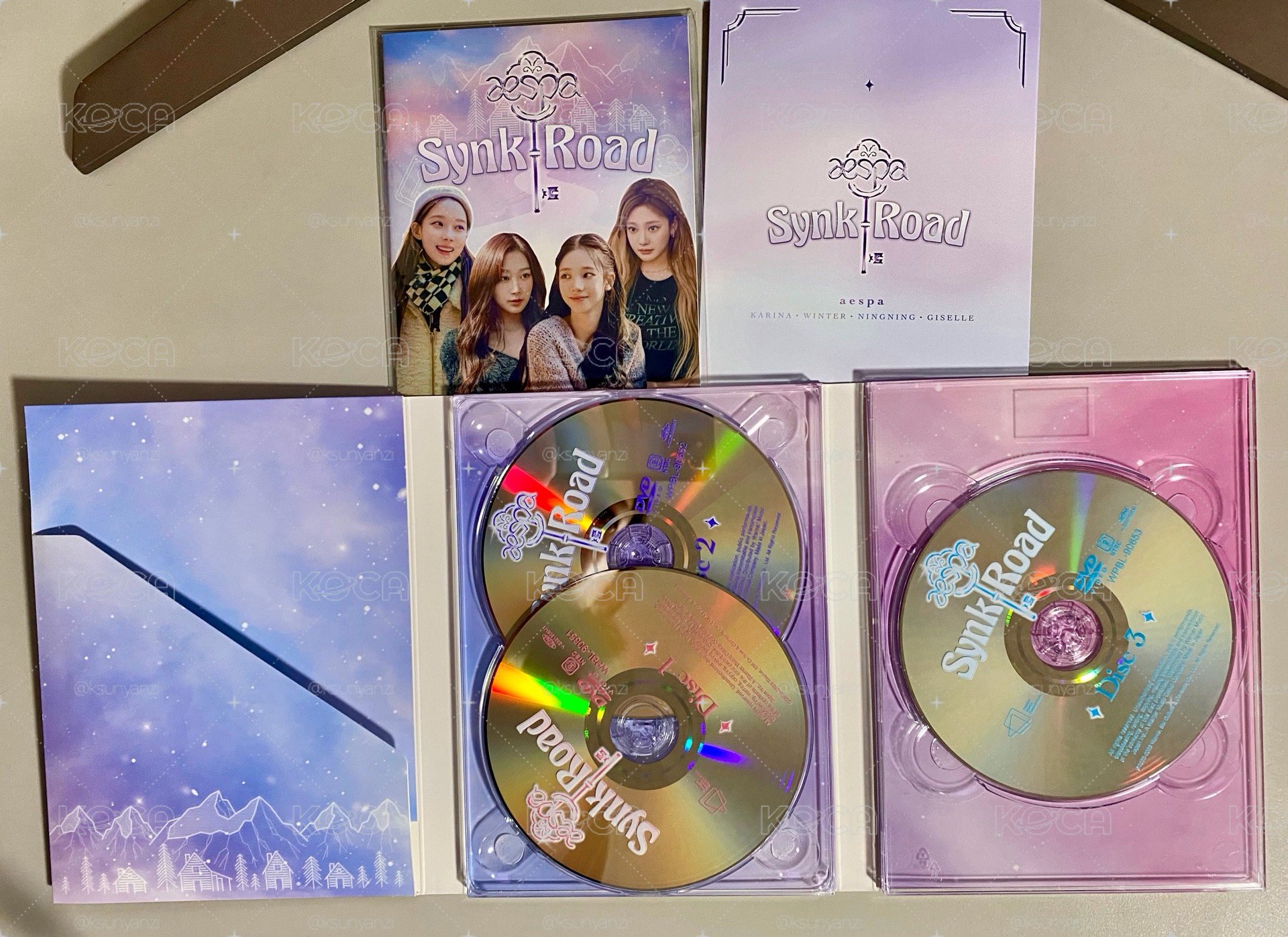 全新 aespa SYNK Road 團綜DVD