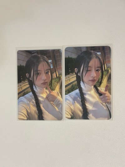 illit 慜辮子造型特典兩張一起出