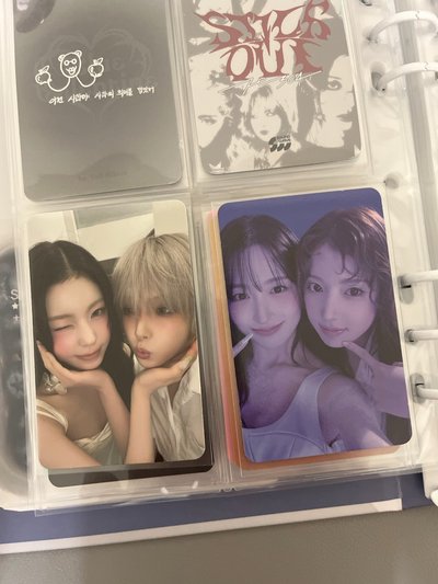 kyujin &jiwoo&haewon藍情雙人卡