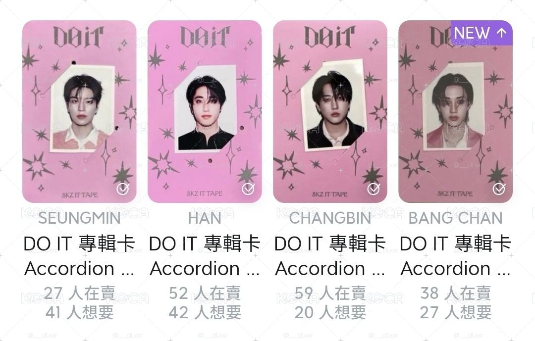 DO IT 專輯卡 Accordion ver. 證件照 一套+THIS & THAT hmv 海報 一套