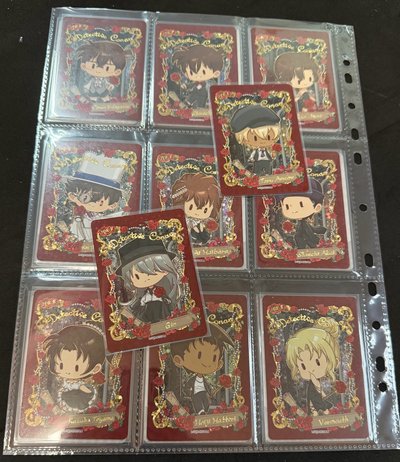 卡遊鎏光包 TQR-R 紅款全套11張