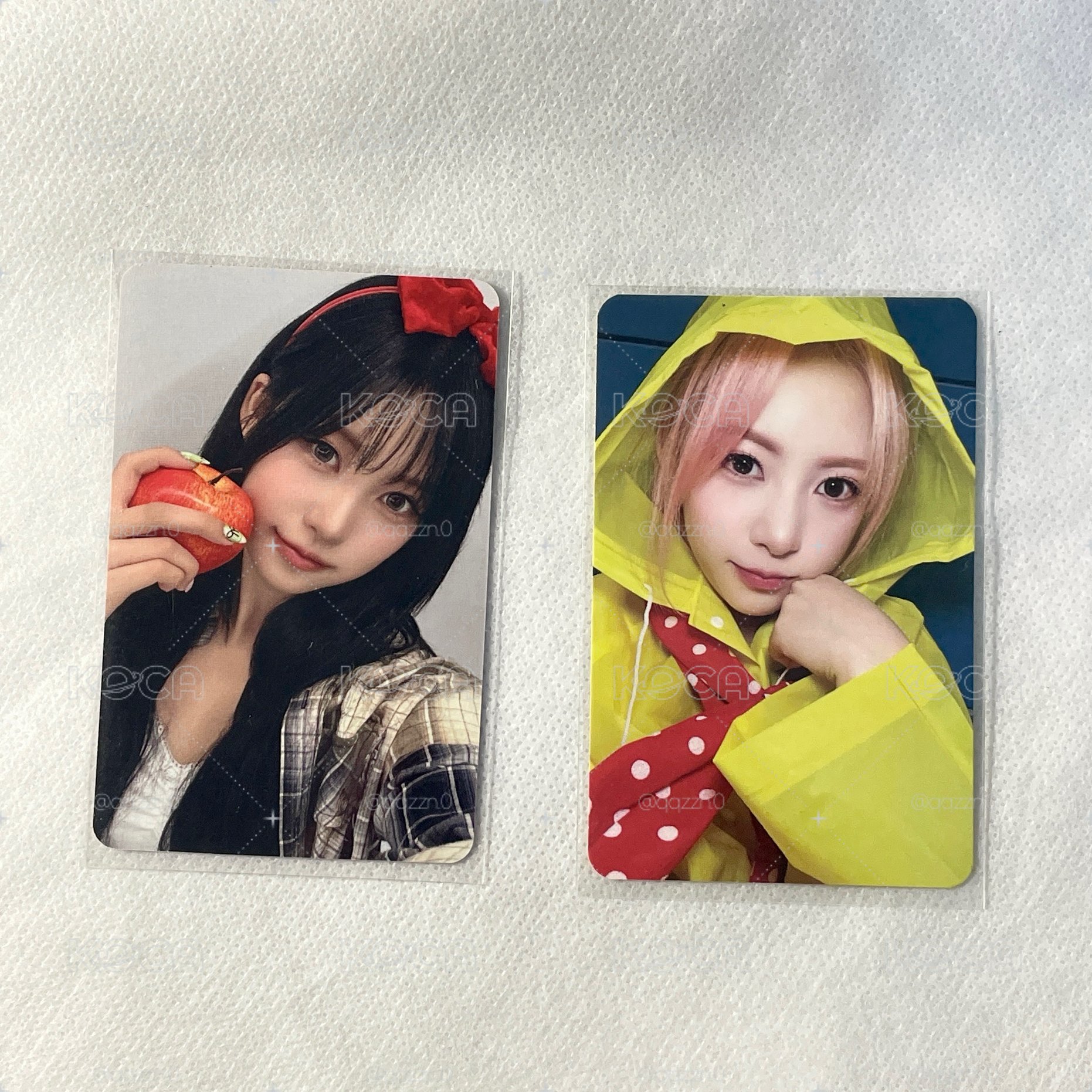 liv 白雪公主 雨衣小卡 共2張