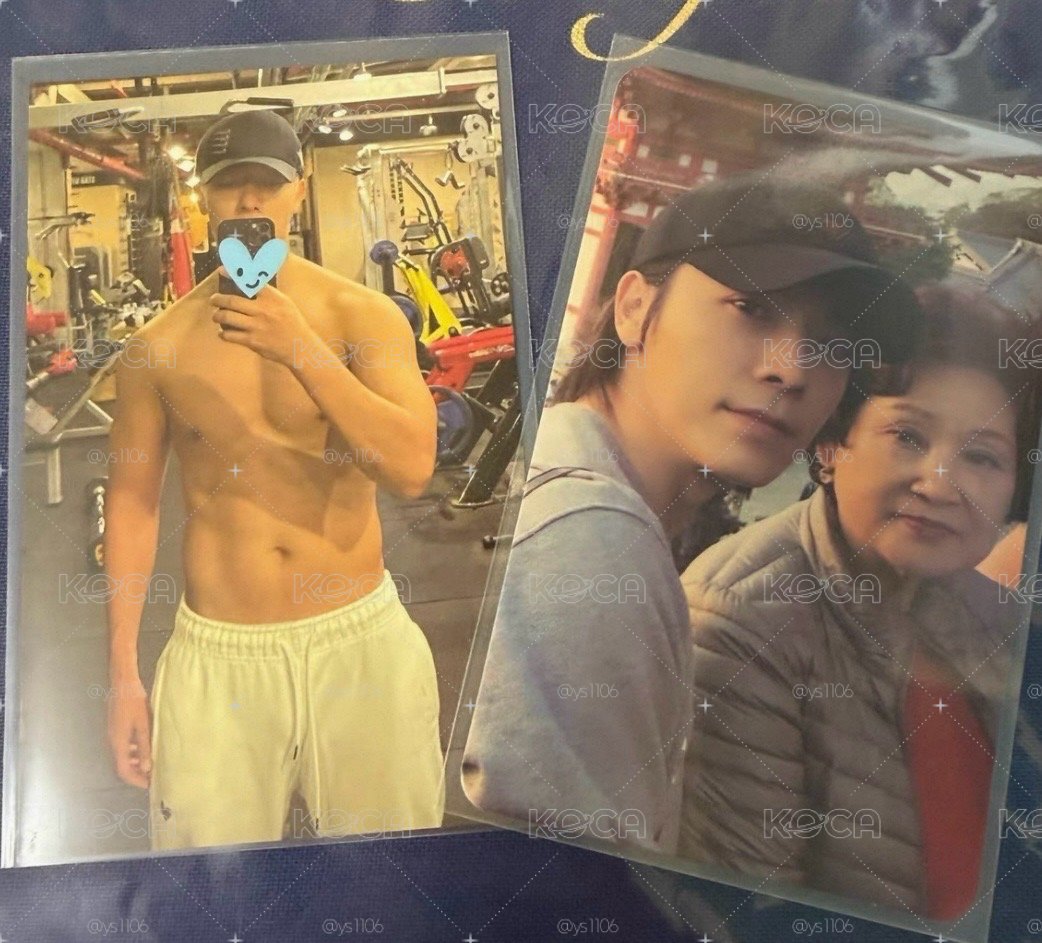 SUPER JUNIOR 11輯專卡 健身海肌肉卡婆婆卡