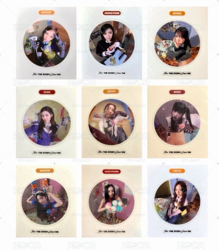 Twice 十週年特專 貼紙