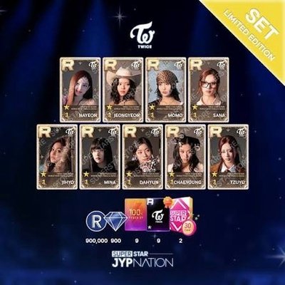 TWICE遊戲卡