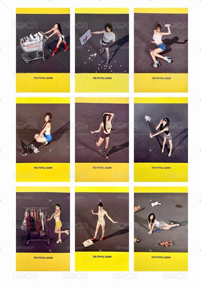Twice 正規四 立牌