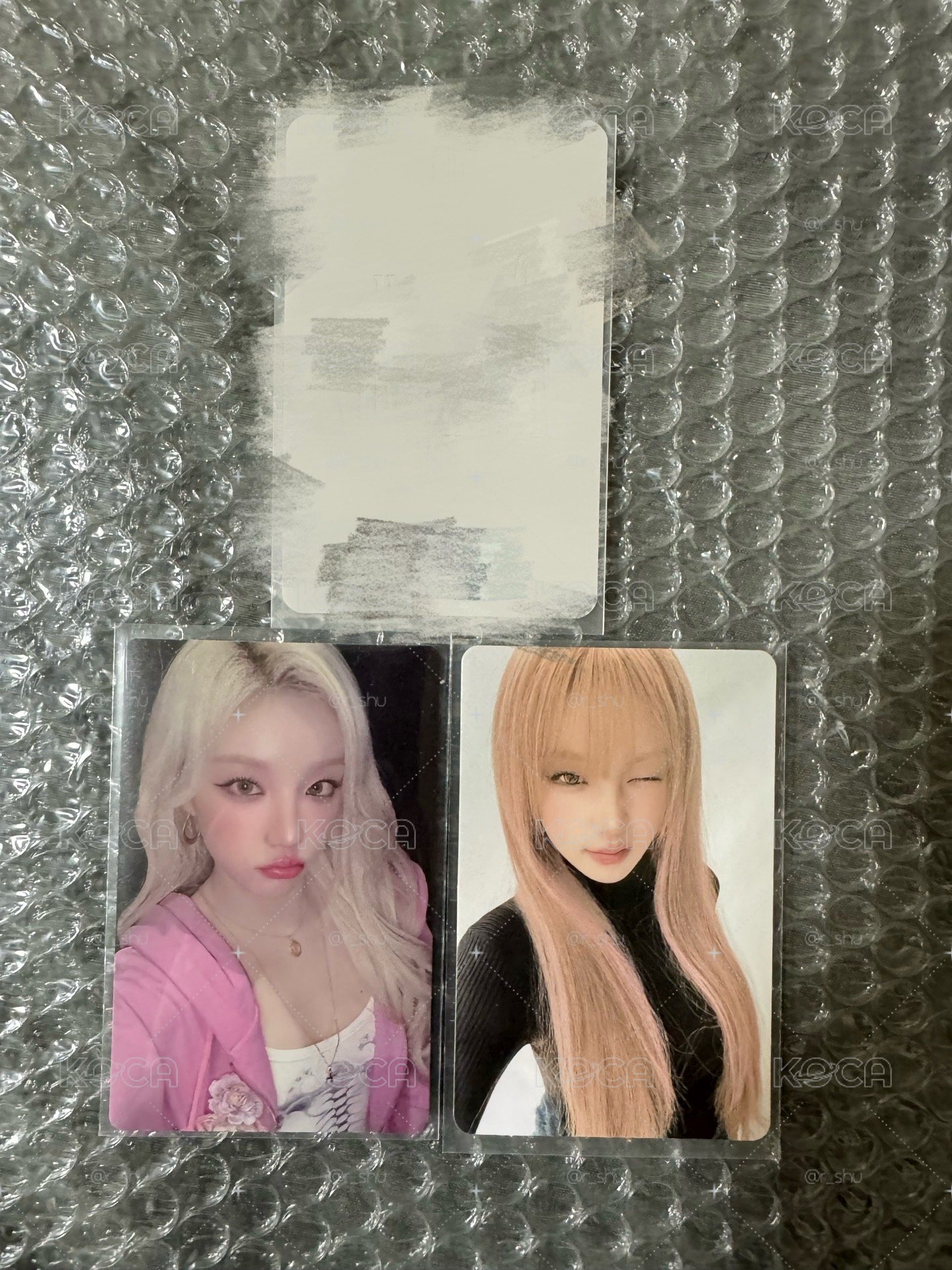 琦小卡兩張+額外送一張小卡（不公開）