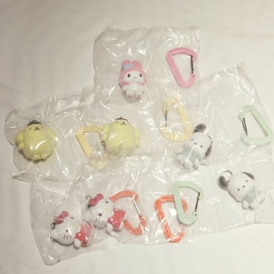 現貨｜日本三麗鷗扭蛋 彩色登山扣公仔吊飾 布丁狗 帕洽狗 美樂蒂 Hello Kitty