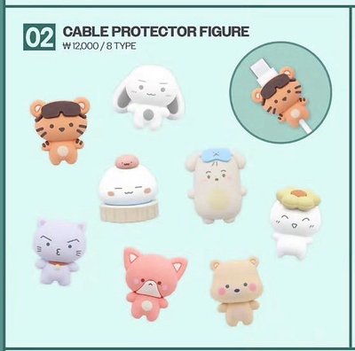 (10/4收單）8th : Blue Drift 充電線裝飾 CABLE PROTECTOR FIGURE 隨機可排