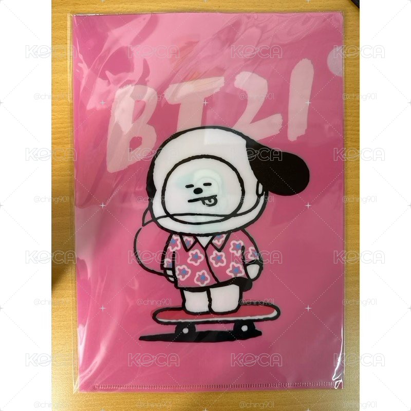 bt21 music系列 chimmy 資料夾 L夾