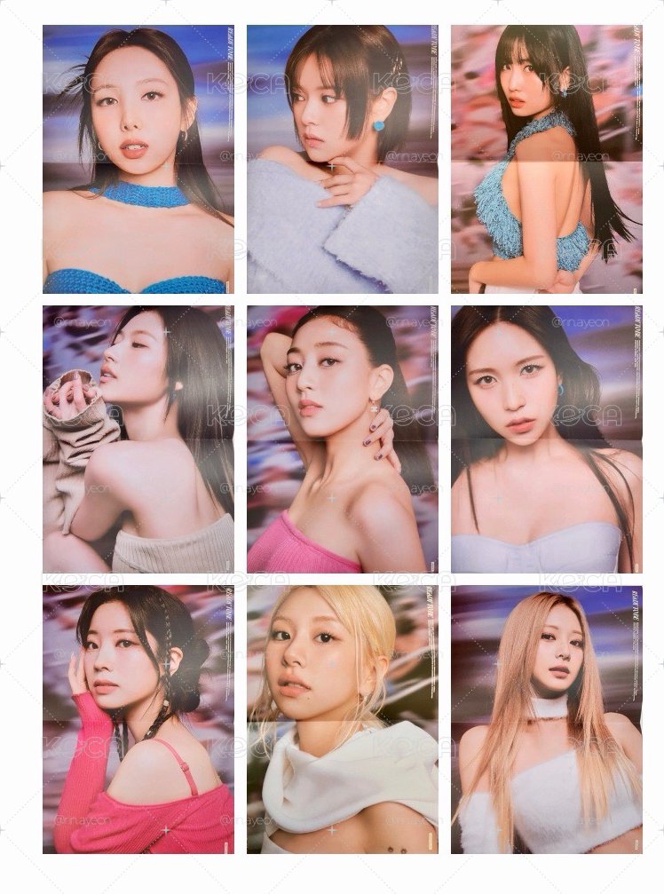 Twice 迷12 折疊海報