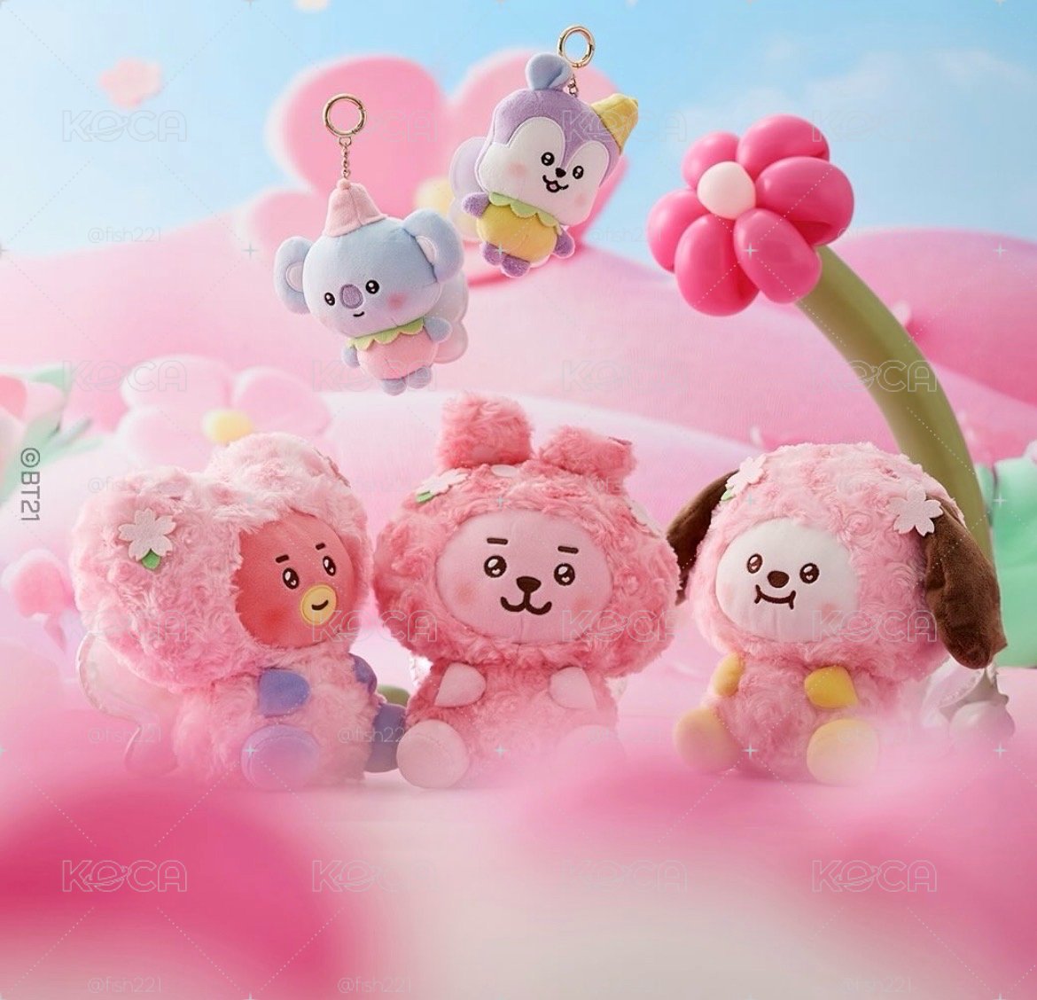 BT21 春精靈 COOKY 坐娃 中娃