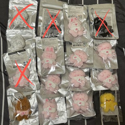 [僅拆檢]飯咪 潦草娃(草莓/原皮)