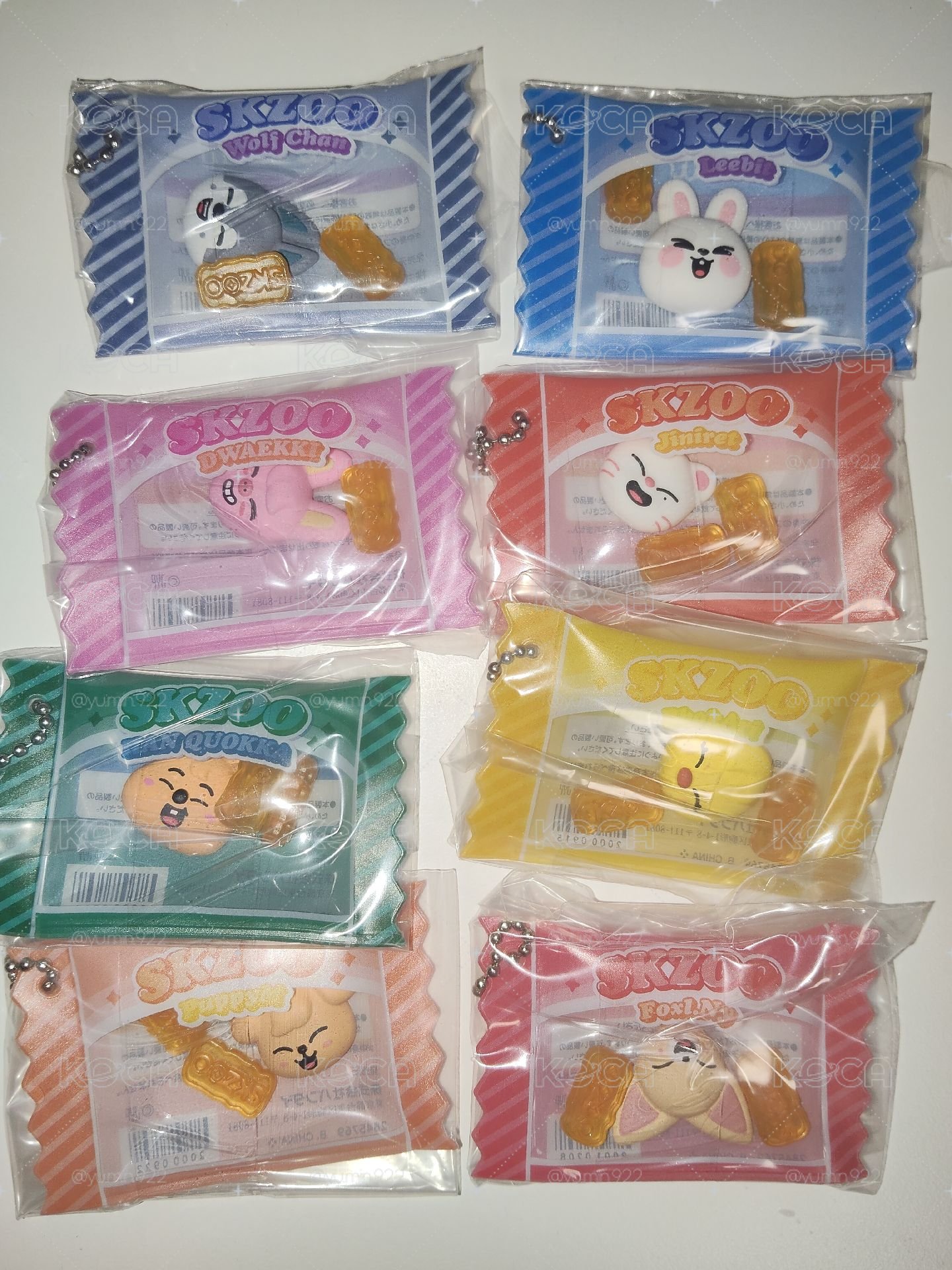 SKZOO軟糖吊飾 一組