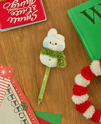 BT21  Holiday 聖誕系列 毛絨造型筆